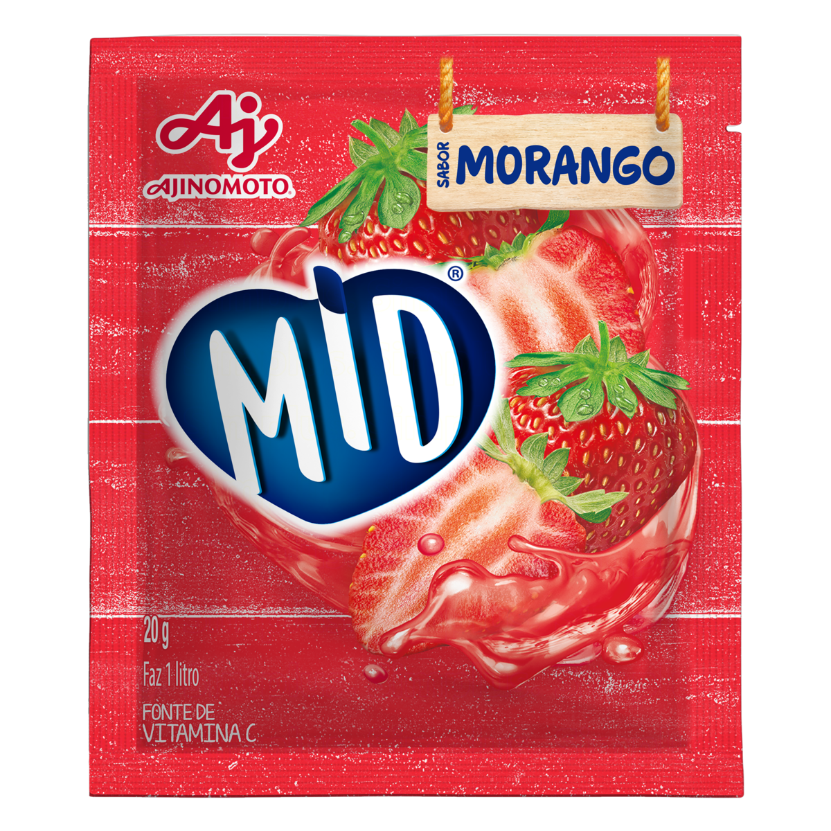 Suco MID morango